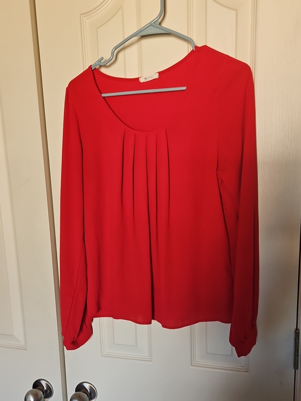Everly Red Blouse